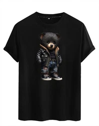 RMK T-Shirt Herren Teddy Bear Braun/Schwarz