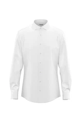 Drykorn Langarmhemd Weiß/Creme