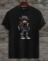 RMK T-Shirt Herren Teddy Bear Braun/Schwarz