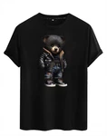 RMK T-Shirt Herren Teddy Bear Braun/Schwarz RMK T-Shirt Herren Teddy Bear Braun/Schwarz