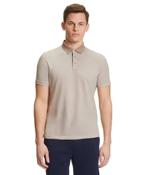FALKE Poloshirt Beige/Khaki/Hellblau