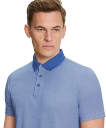 FALKE Poloshirt Dunkelblau/Hellblau/Blau