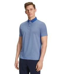 FALKE Poloshirt Dunkelblau/Hellblau/Blau