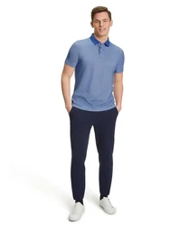FALKE Poloshirt Dunkelblau/Hellblau/Blau