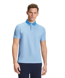 FALKE Poloshirt Blau/Hellblau/Dunkelblau