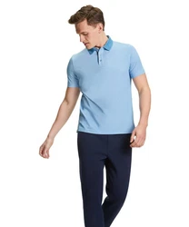 FALKE Poloshirt Blau/Hellblau/Dunkelblau