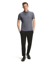 Poloshirt (1-tlg) mit Leinenanteil