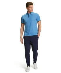 FALKE Poloshirt Dunkelblau/Blau/Hellblau