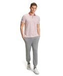 FALKE Poloshirt Rosa/Grau/Hellblau
