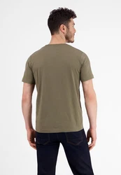 LERROS T-Shirt *Next Adventure* Dunkelgrün/Khaki