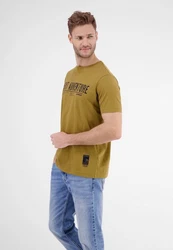 LERROS T-Shirt *Next Adventure* Khaki/Dunkelgrün/Gelb