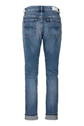 Replay Boyfriend-Jeans Blau/Dunkelblau/Beige