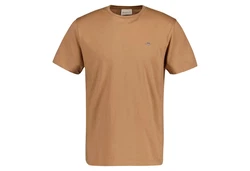 Gant T-Shirt SHIELD Regular Fit Khaki/Braun/Beige