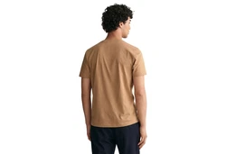 Gant T-Shirt SHIELD Regular Fit Khaki/Braun/Beige