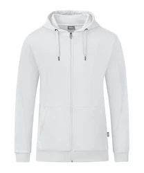 Jako Sweatjacke Organic Kapuzenjacke Grau/Weiß/Creme/Hellgrau