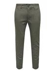 ONLY & SONS Chinohose ONSMARK SLIM HERRINGBONE PANT NOOS Dunkelgrün/Khaki