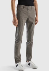 United Colors of Benetton Chinohose im klassischen Look Khaki/Hellgrau/Braun/Beige/Grau