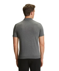 FALKE Poloshirt aus Bio-Baumwolle Dunkelgrau/Hellgrau/Grau/Khaki