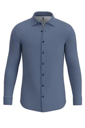 DESOTO Businesshemd Dunkelblau/Hellblau/Blau