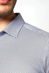 DESOTO Businesshemd Grau/Hellblau/Schwarz