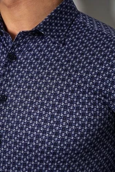 DESOTO Businesshemd Dunkelblau/Hellblau/Blau