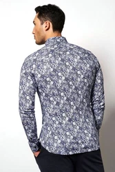 DESOTO Businesshemd Lila/Dunkelblau/Blau/Orange/Hellblau