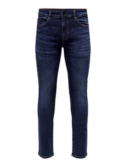 ONLY & SONS Skinny-fit Jeans ONSLoom (1-tlg) Dunkelblau/Blau/Hellblau