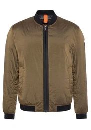 Bomberjacke Overse aus glnzendem Material