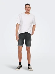 Only & Sons Shorts Ply grey denim