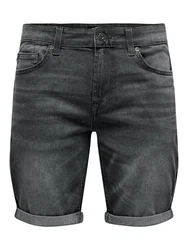 Only & Sons Shorts Ply grey denim