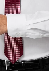 Vincenzo Boretti Businesshemd Rot/Weiß