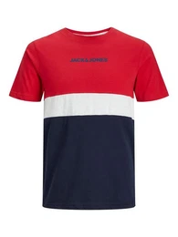 T-Shirt JJEREID BLOCKING (1-tlg) aus Baumwolle