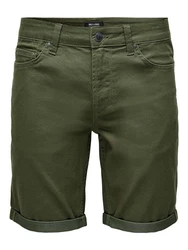 ONLY & SONS Chinoshorts Ply (1-tlg) Dunkelgrün/Khaki/Grün