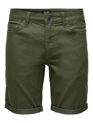 ONLY & SONS Chinoshorts Ply (1-tlg) Dunkelgrün/Khaki/Grün