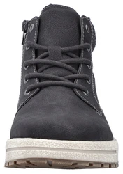 Rieker Schnürboots Winterboots mit Warmfutter grau/schwarz