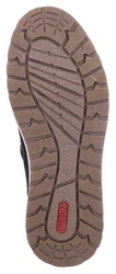 Rieker Schnürboots Winterboots mit Warmfutter grau/schwarz