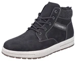 Rieker Schnürboots Winterboots mit Warmfutter grau/schwarz