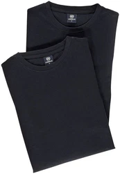 LERROS T-Shirt Kurzarmshirt Doppelpack Regular Fit Dunkelblau