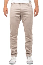 Stoffhose Elegante Hose BA-CD841 Beige W33/L34 im Gestreiften Design