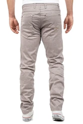Cipo & Baxx Stoffhose Elegante Hose BA-CD841 Weiß/Grau/Khaki/Beige