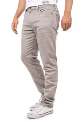 Cipo & Baxx Stoffhose Elegante Hose BA-CD841 Weiß/Grau/Khaki/Beige