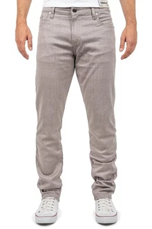 Cipo & Baxx Stoffhose Elegante Hose BA-CD841 Weiß/Grau/Khaki/Beige
