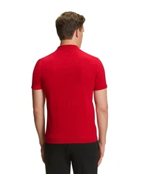 FALKE Poloshirt aus Bio-Baumwolle Rot/Dunkelrot