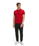 FALKE Poloshirt aus Bio-Baumwolle Rot/Dunkelrot