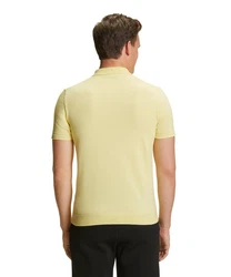 FALKE Poloshirt aus Bio-Baumwolle Gelb/Khaki/Grün