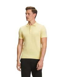 FALKE Poloshirt aus Bio-Baumwolle Gelb/Khaki/Grün