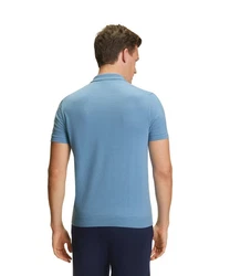 FALKE Poloshirt aus Bio-Baumwolle Blau/Hellblau/Dunkelblau
