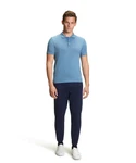 FALKE Poloshirt aus Bio-Baumwolle Blau/Hellblau/Dunkelblau