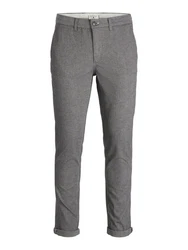 JACK & JONES Chinohose 'JJMarco' JPSTMarco JJFury Hellgrau/Grau/Dunkelgrau