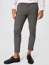 JACK & JONES Chinohose 'JJMarco' JPSTMarco JJFury Hellgrau/Grau/Dunkelgrau
